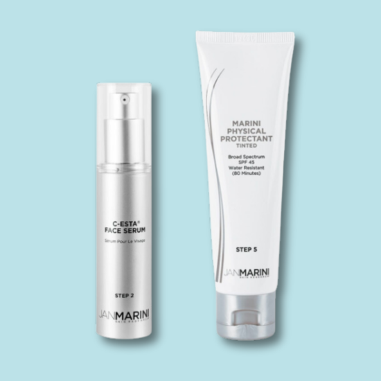 【Jan MARINI SKIN RESEARCH】R&Pシステム（シエスタフェイスセラム＋マリーニサンスクリーン）